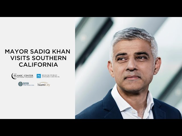 Mayor of London, Sadiq Khan Visits Southern California