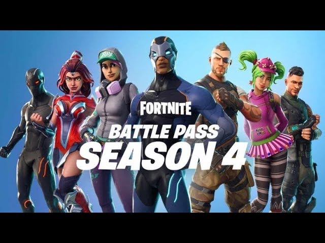 SEASON 4 BATTLE PASS TIERS 1-100 FULL SHOWCASE! (Fortnite Battle Royale)