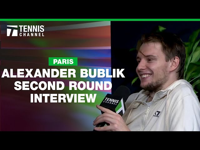 Alexander Bublik Breaks Down his Racquet Smashes | 2024 Paris 2nd Round Interview