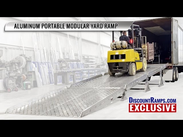 Aluminum Portable Modular Yard Ramp System