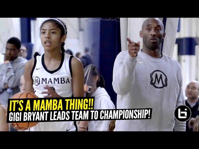 Kobe Bryant Coaches His Daughter Gigi & Mackenly Randolph To Championship Game!! LADY MAMBAS!!!