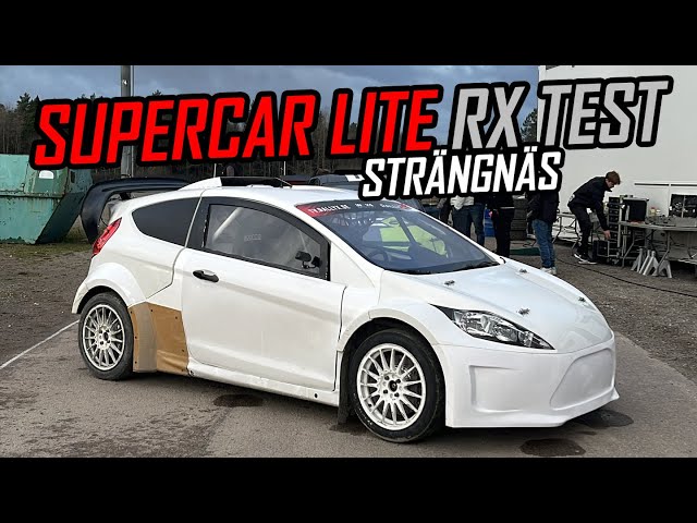 OMSE Supercar Lite test at Strängnäs Motorstadion