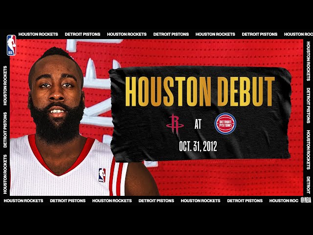 James Harden’s Debut For The Rockets | #NBATogetherLive Classic Game