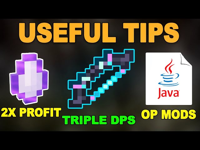 Top 100 OP And Useful Tips | Hypixel Skyblock