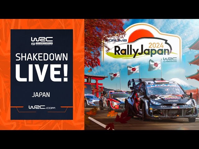 🔴 Shakedown LIVE | WRC FORUM8 Rally Japan 2024