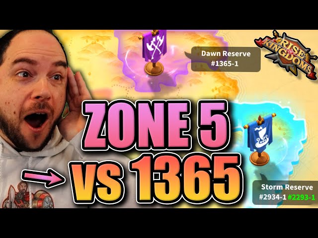 Pass Opening to Z5 Battles [1365 vs 2934 & 2293] King of All Britain KvK Rise of Kingdoms