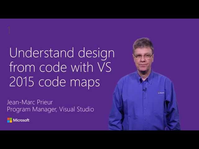 Understand design from code with Visual Studio 2015 code maps