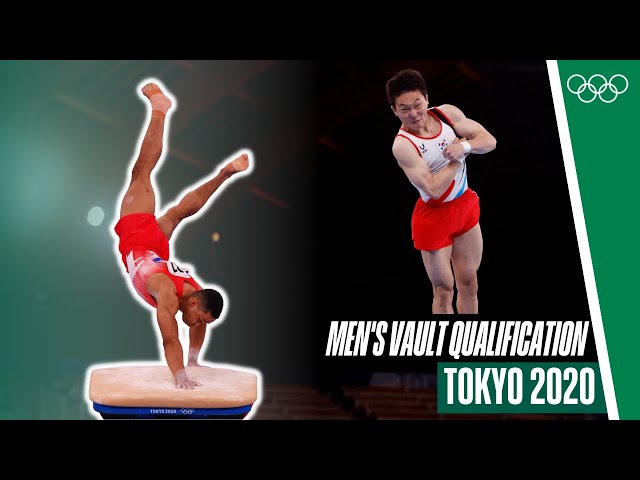 Full Men's Vault #Tokyo2020 Qualifications - Subdivision  3 | Artistic Gymnastics