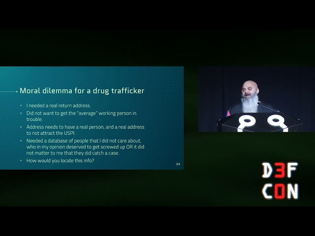 DEF CON 30 - Sam Bent - Tor - Darknet Opsec By a Veteran Darknet Vendor