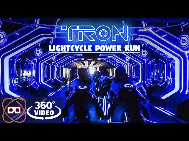 [5K 360] TRON Bike Ride - Shanghai Disneyland - Full 360 POV