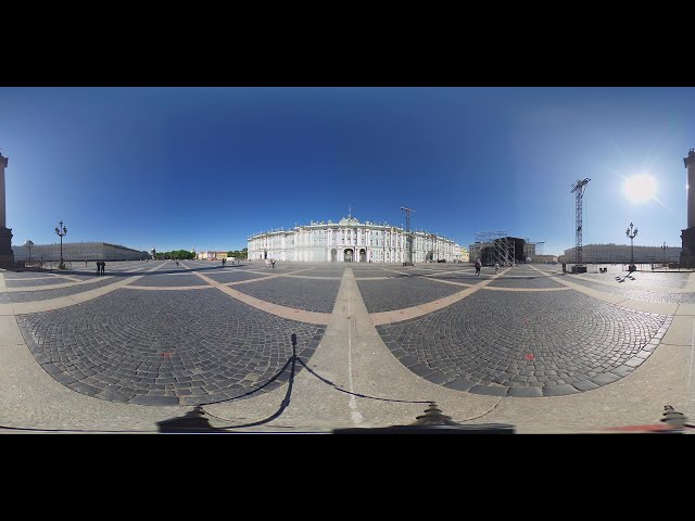 360 panorama: Landmarks of St. Petersburg, Russia