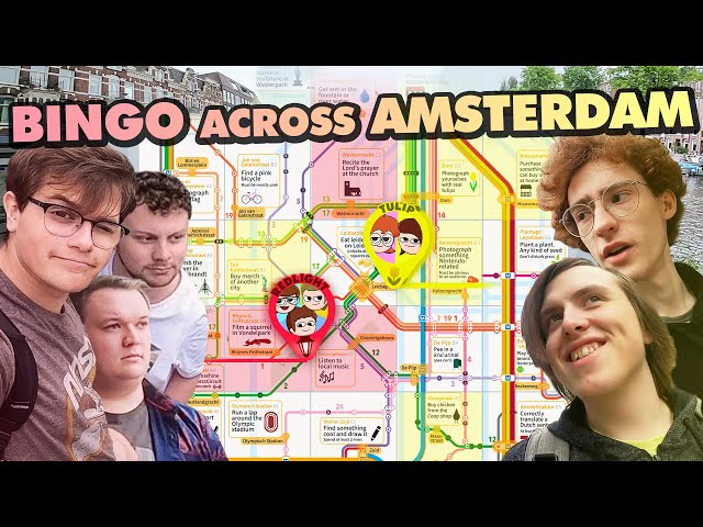 We played a giant game of Bingo across Amsterdam