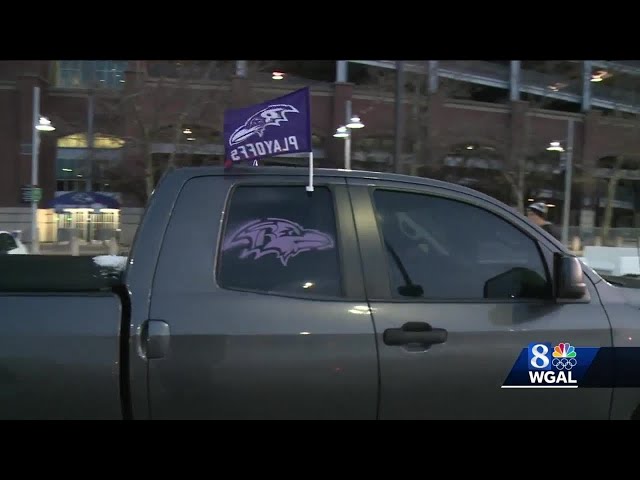 Baltimore Ravens fans are fired up about Saturday's divisional playoff game