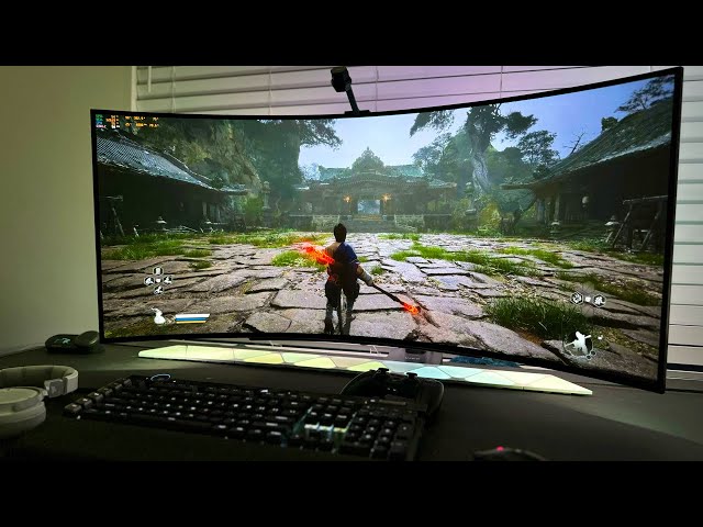 INSANE Graphics! Black Myth Wukong on a 2024 LG UltraWide OLED | LG45GS96QB Gameplay Part 1/2