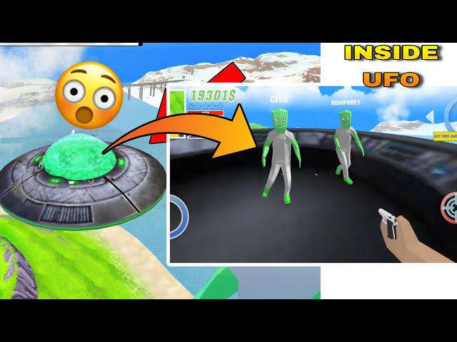 Jack went inside the UFO 🛸👽🛸 | dude theft wars