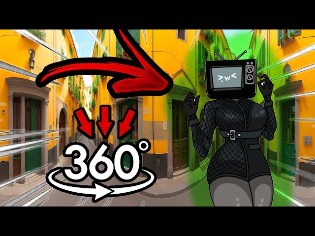 Skibidi Toilet 64 TV Woman  Finding Challenge But it's 360 degree video