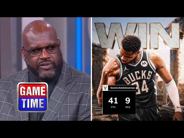 NBA GameTime | Giannis Antetokounmpo's 40-piece lifts the Bucks to the win over LaVine, Bulls - Shaq