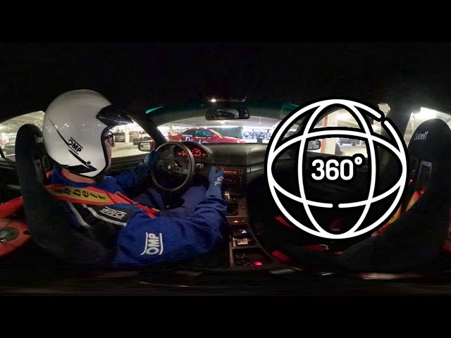 Ještědské DRIFTobraní 2023 - My first drift battle #360video