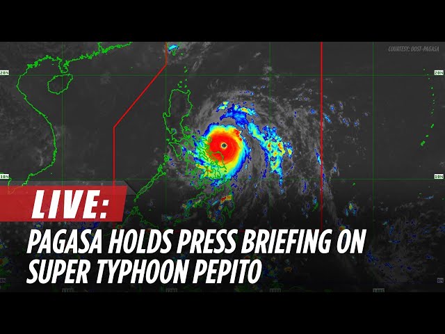 LIVE: PAGASA holds press briefing on Super Typhoon #PepitoPH | November 16 | ABS-CBN News