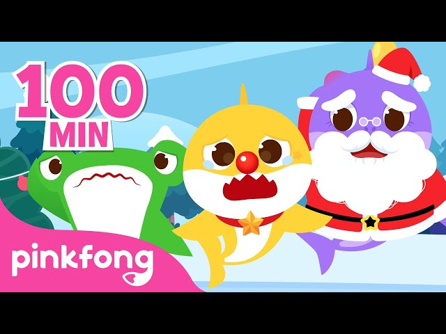 Baby Shark the Red-Nosed Shark and other🎄Christmas Story for Kids 📚 | Compilation | Pinkfong