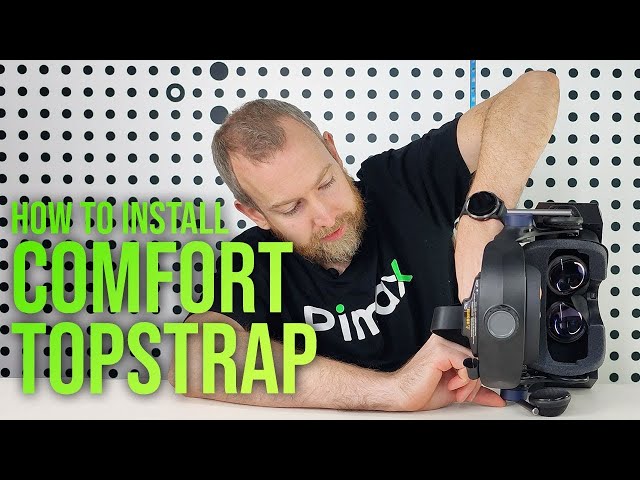 How to install the Comfort Topstrap on the Pimax Crystal