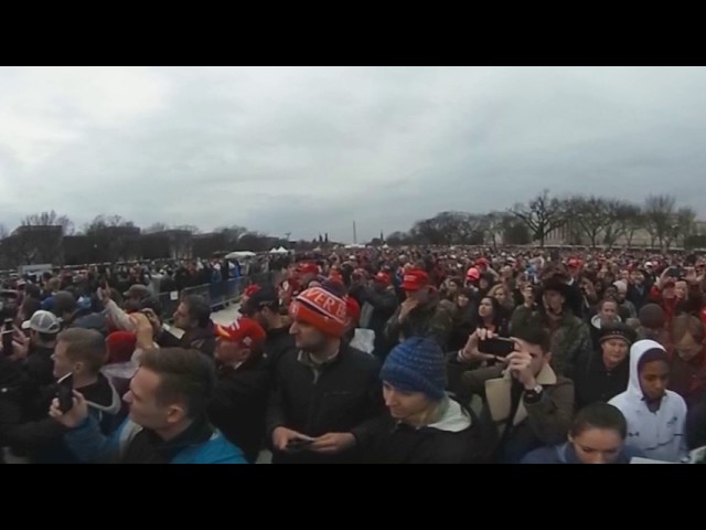 Watch Donald Trump's inauguration in 360 video