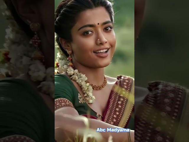 💛National crush  sriivalli  rashmika mqndanna in  pushpa2the rule ❤️#rashmikamandanna 😘 #alluarjun 🤩