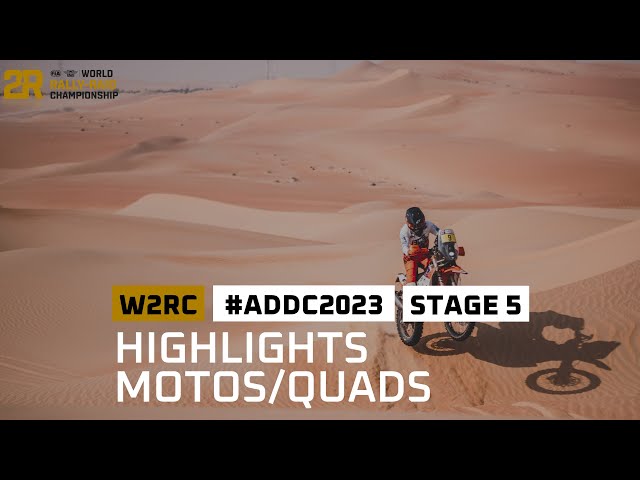 Highlights Moto - Stage 5 - #ADDC 2023 - #W2RC