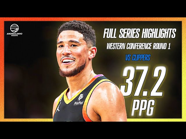 Devin Booker Full Series Highlights vs Clippers ● 2023 WC Round 1 ● 37.2 PPG! ● 1080P 60 FPS