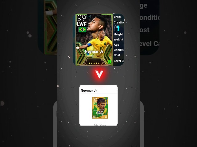 NEYMAR Top 6 Card In Efootball 2024 #pes_area #efootball #fifa #footballshorts #tranding #shorts