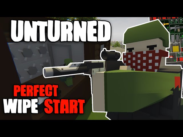 The Perfect Start on Unturned Wipe Day (Survival PVP)