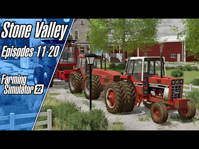 Stone Valley Lets Play Supercut (Episodes 11-20) | Farming Simulator 22