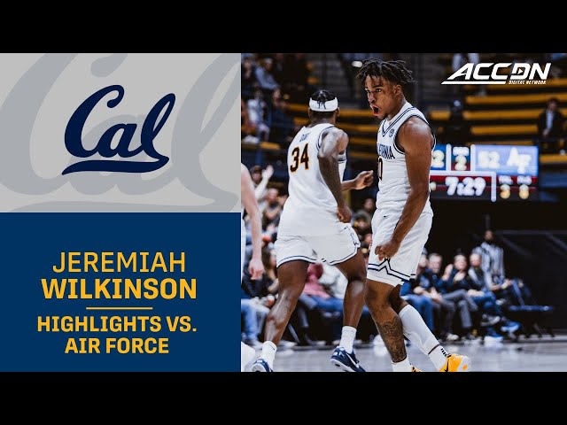 Cal Jeremiah Wilkinson Comes Off The Bench To Lead The Golden Bears