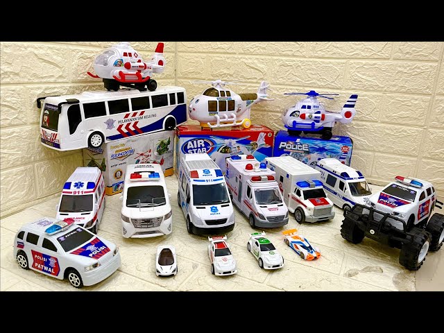 Mobil Mobilan Ambulance, Police Car Toys & Helicopter Toys, Mobil Ambulance Baru