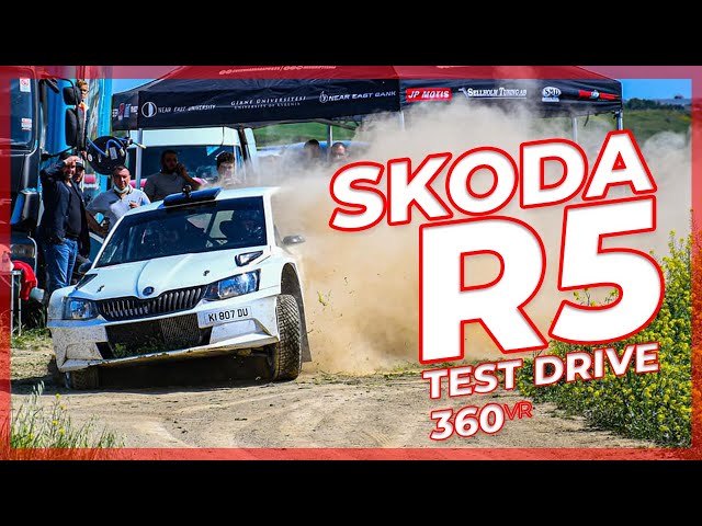 E.Haskasap Skoda R5 Rally Car Test Drive 360vr