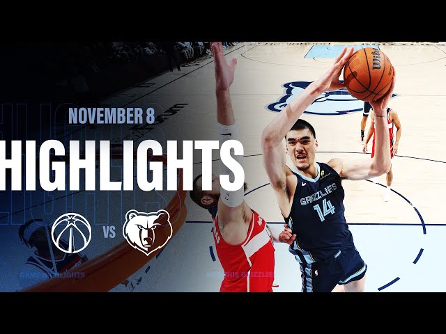 Memphis Grizzlies Highlights vs Washington Wizards