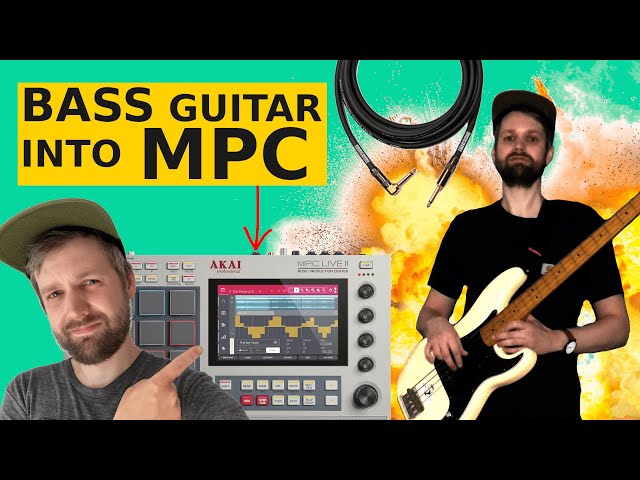 How To Record BASS Guitar Into MPC Live 2 No preamp!