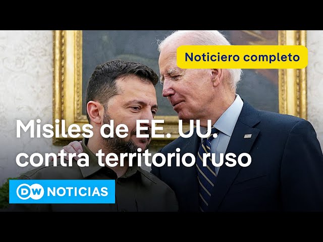 🔴 DW Noticias del 17 de noviembre: Biden autoriza a Ucrania el uso de ATACMS [Noticiero completo]