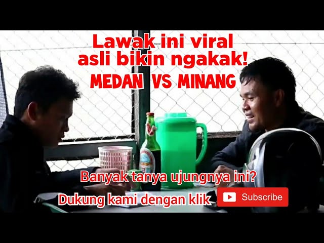 Lawak viral asli bikin ngakak! MEDAN vs MINANG "PARKOPERASI"