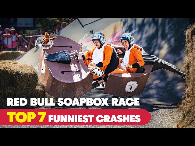 Try NOT To Laugh At Soapbox's Funniest Crashes 😂  | Red Bull Soapbox Race