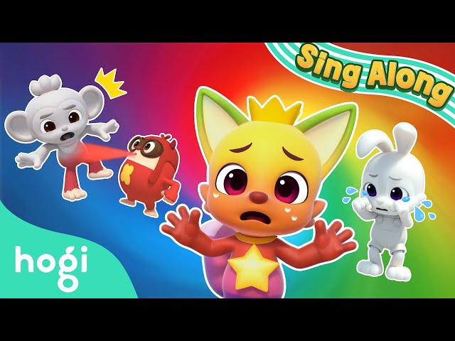 😭 Boo Boo Color Monster 😈｜Sing Along｜🐑 Baa, Baa, Black Sheep, Have You Any Colors?｜Hogi Pinkfong