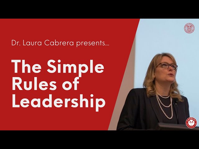 Dr. Laura Cabrera presents on the simple rules of systems leadership | Keynotes