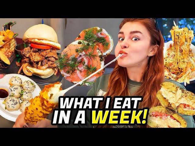 How Much Do I ACTUALLY EAT as a Food Influencer? (FULL WEEK of eating!)