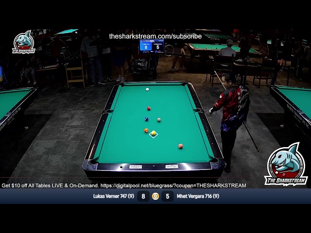 Live Streaming from the Pennsylvania Nine Ball Open - Stage 1 Day 2 Morning Matches