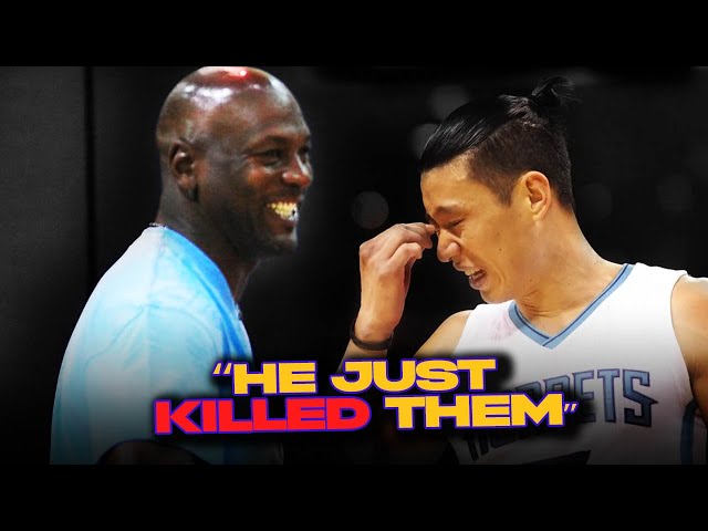 When a 52 Year Old Michael Jordan SCHOOLED Hornets Players In One-On-One Game 🐐😲