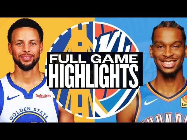 WARRIORS vs THUNDER FULL GAME HIGHLIGHTS October 27, 2024 I2024 Regular Season Highlights Today 2K25