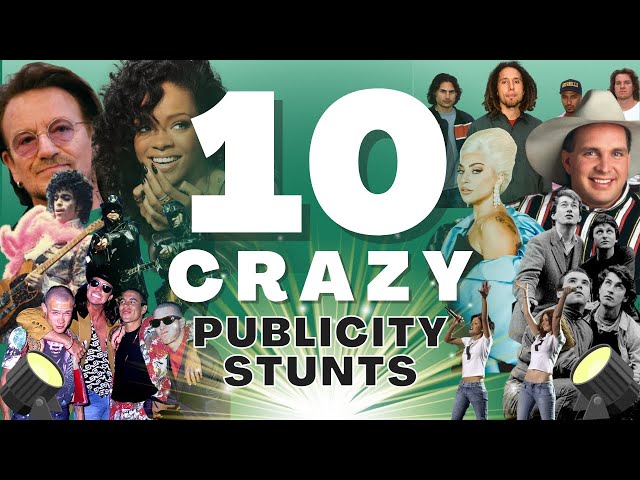 TEN of Music's CRAZY Publicity Stunts - I can't believe some of these are real!