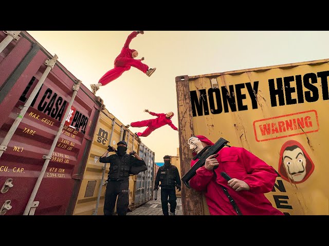 Parkour MONEY HEIST Season 5 ESCAPE from POLICE chase "NO ENDING" || FULL STORY ACTION POV