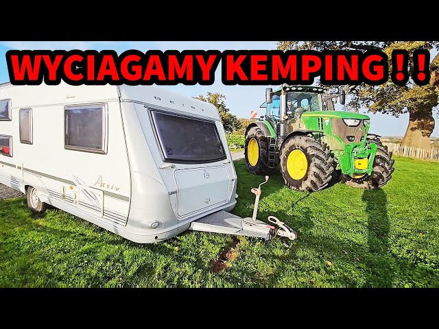 WYCIAGAMY KEMPING, Dzień z pracy na farmie w Anglii. #praca #farma #anglia