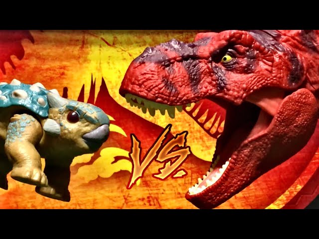 AVENTURA JURÁSICA SÚPER GENIAL!!! T REX VS BUMPY!!! SÚPER SORPRESA!!!